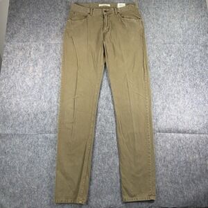 Billy‎ Reid 5 Pocket Pants Corduroy Men's 32 x 34 Brown Pima Cotton Casual
